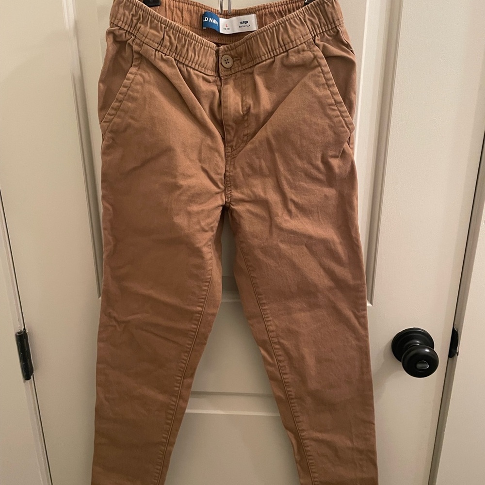Old Navy Brown Tapered Pants